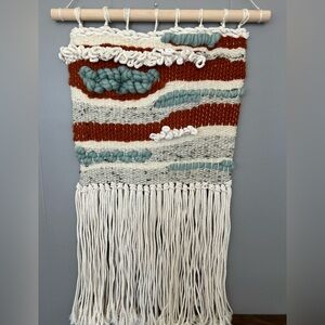 Handwoven Wall Hanging with Fringe